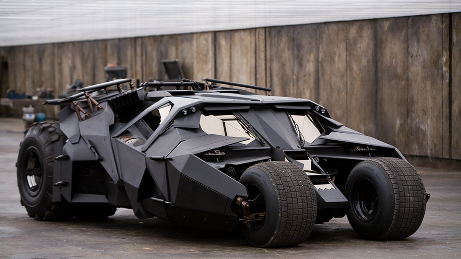 Batman Tumbler vehicle outside