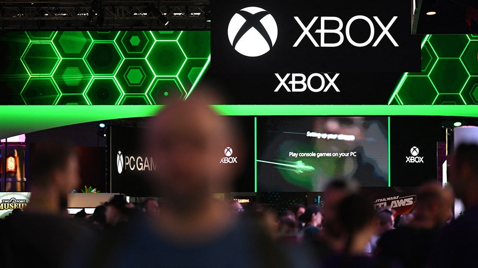 Xbox booth at the Gamescom video games trade fair in Cologne, western Germany