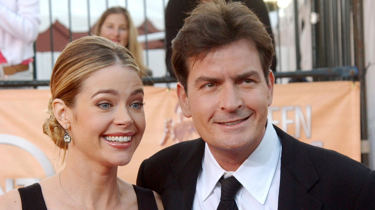 Denise Richards and Charlie Sheen in 2005