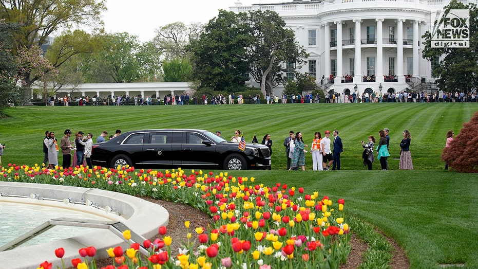 Public tours of the White House garden begin today in Washington, D.C.