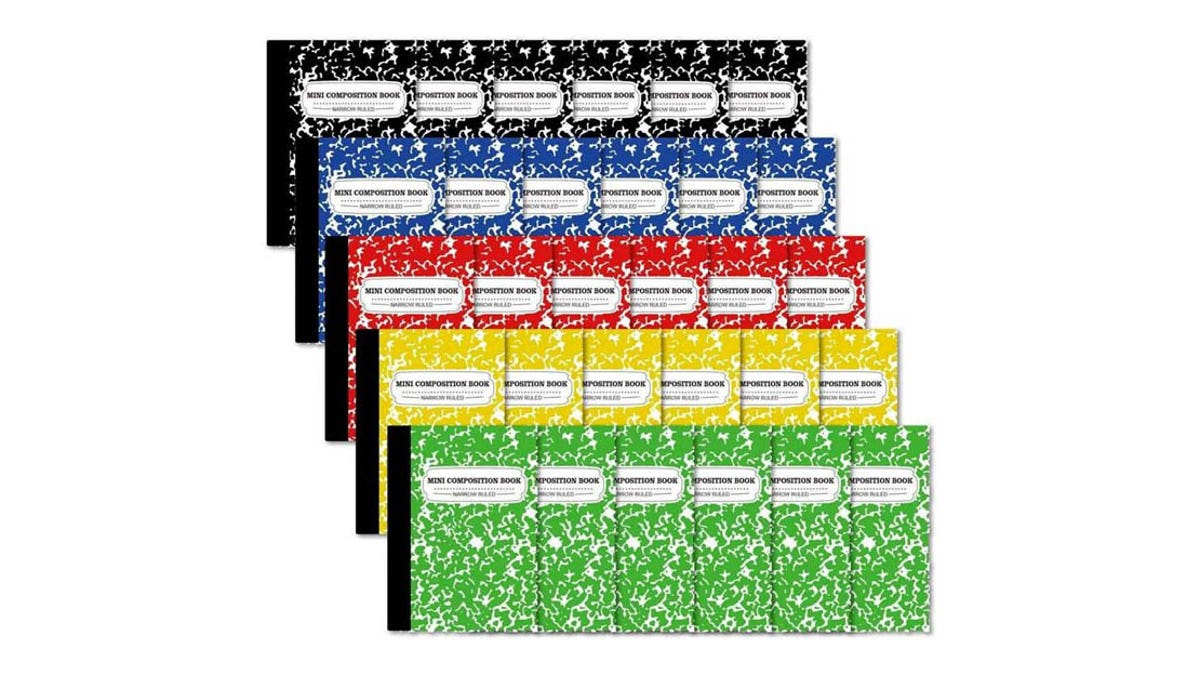 Get enough composition notebooks to last a year or more.